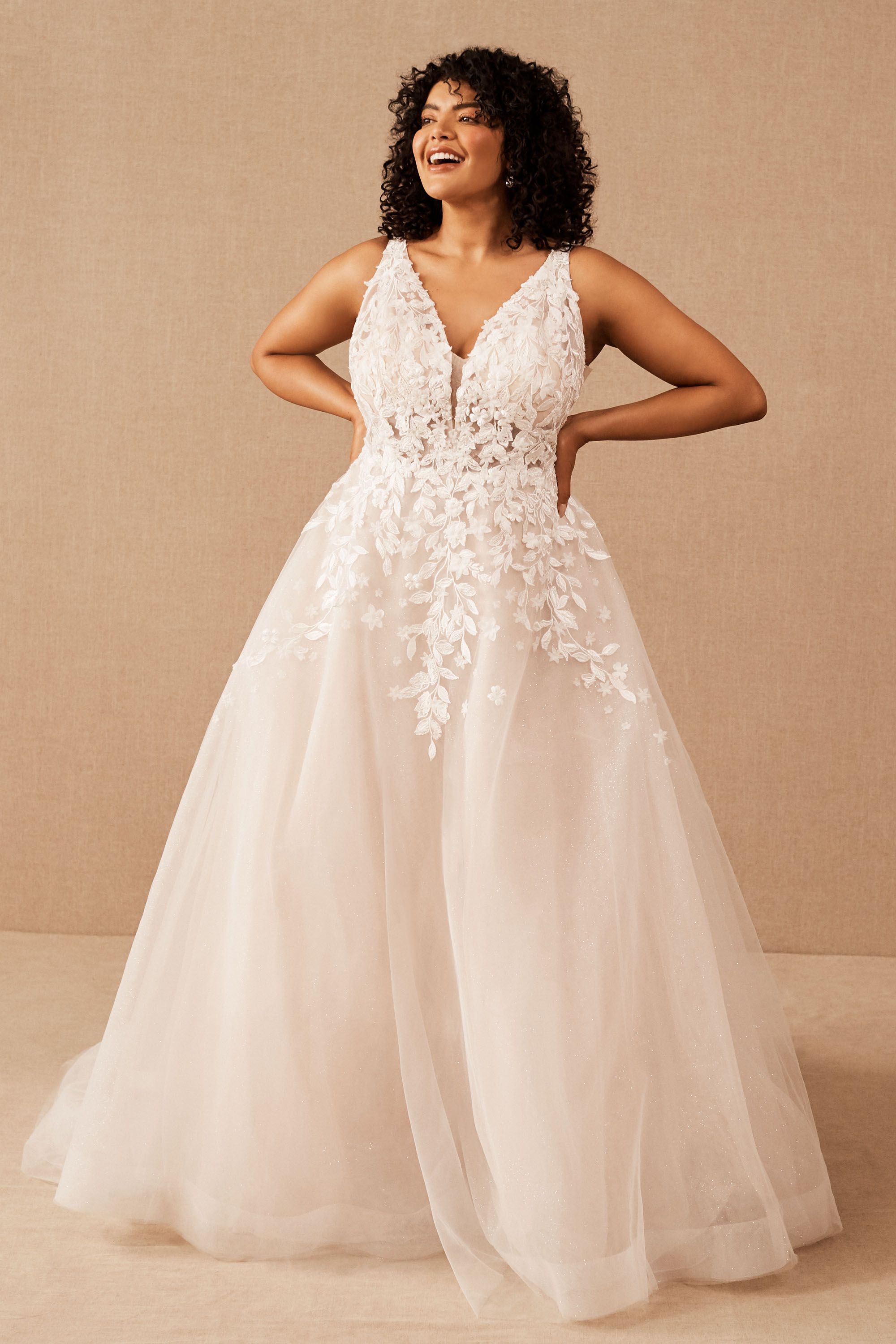 bhldn plus size wedding dresses