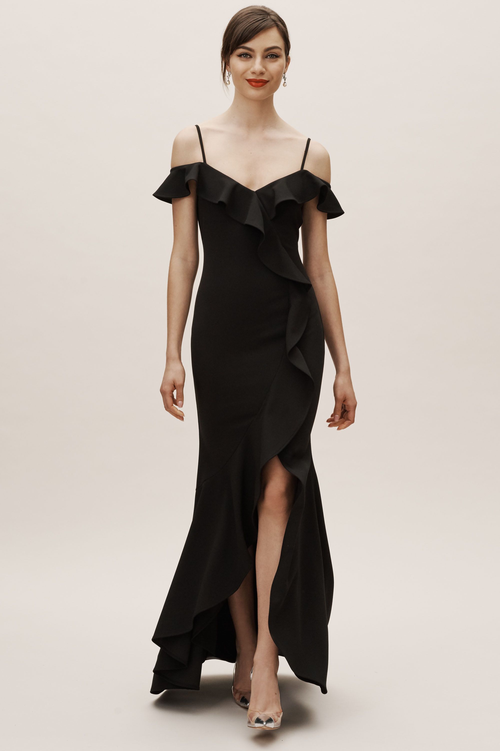 Black Dresses For Weddings Black Party Dresses Bhldn