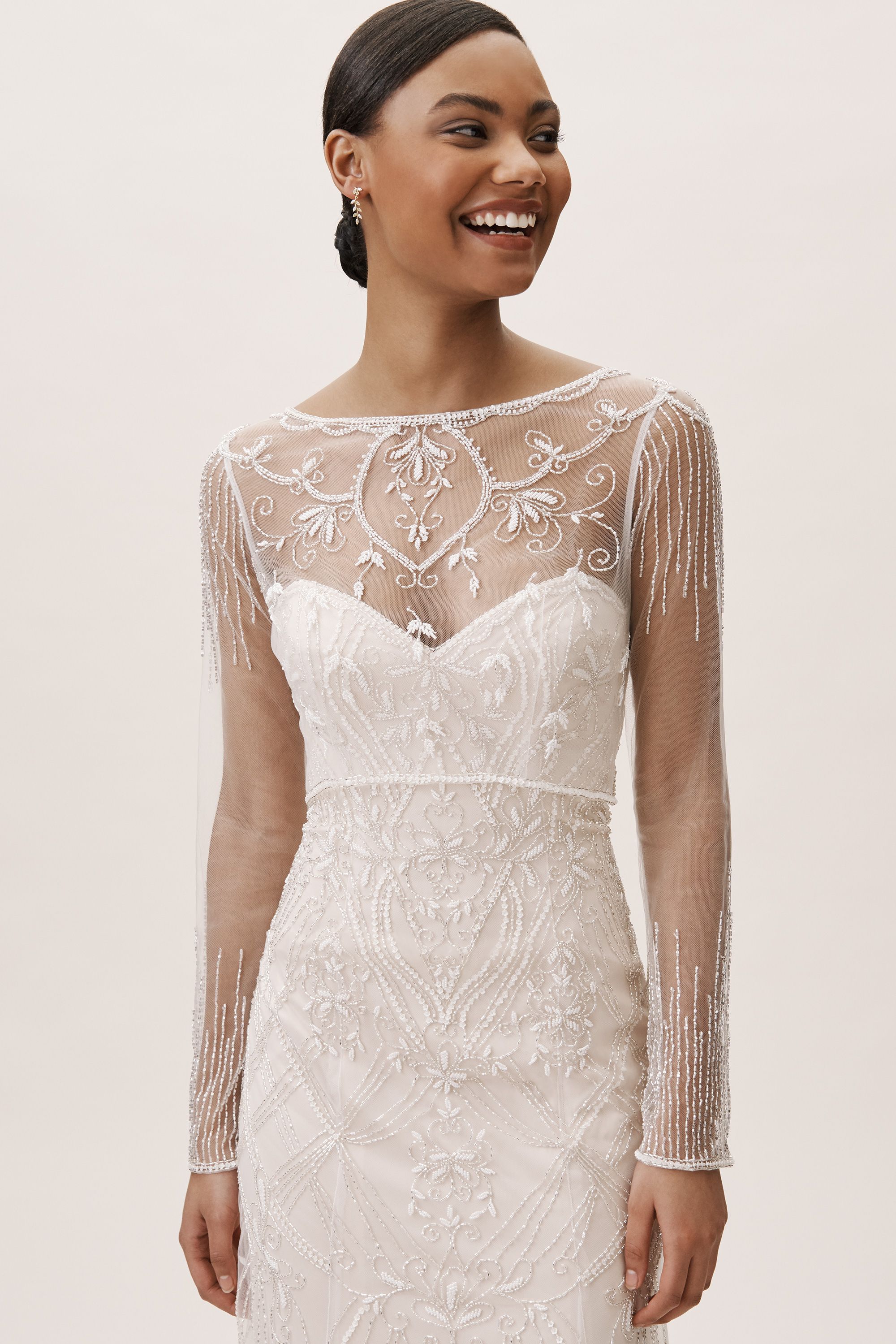 Wedding Dress Cover Ups & Wedding Boleros | BHLDN