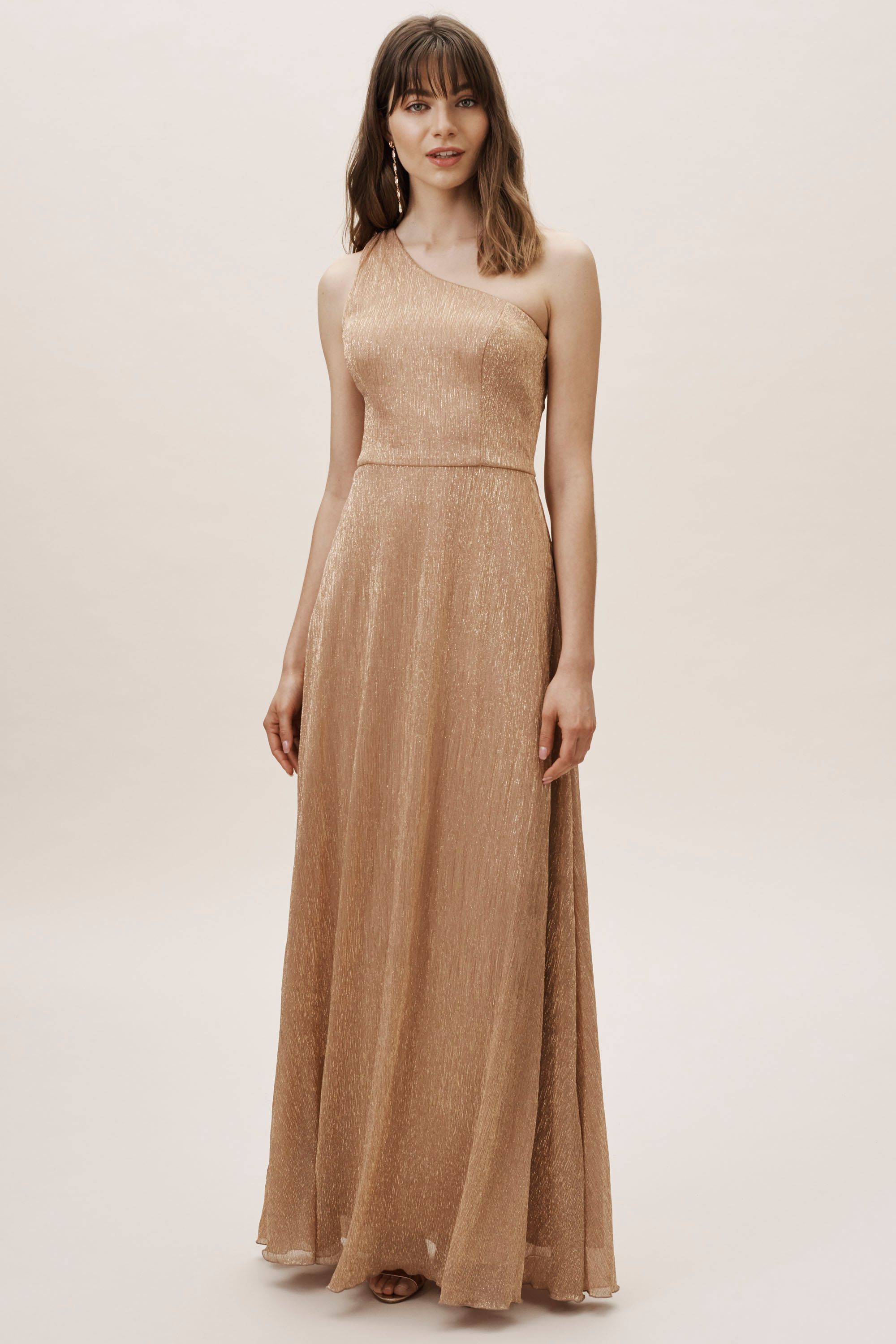 bhldn gold dress