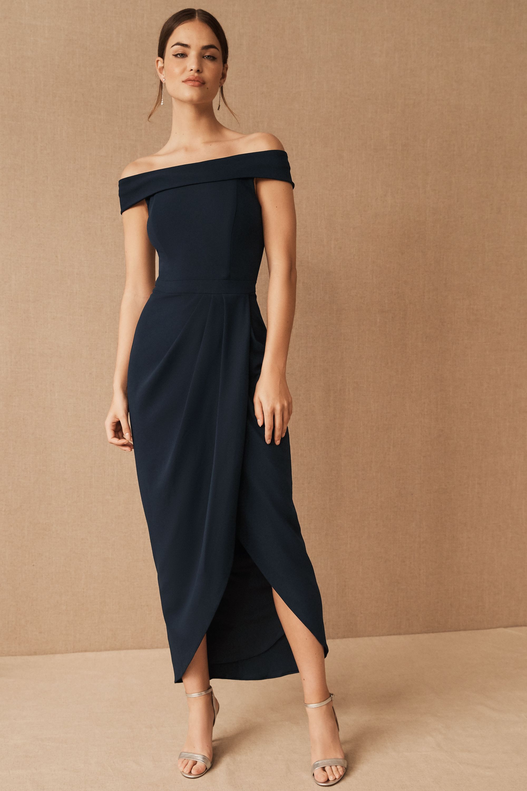 bhldn one shoulder dress