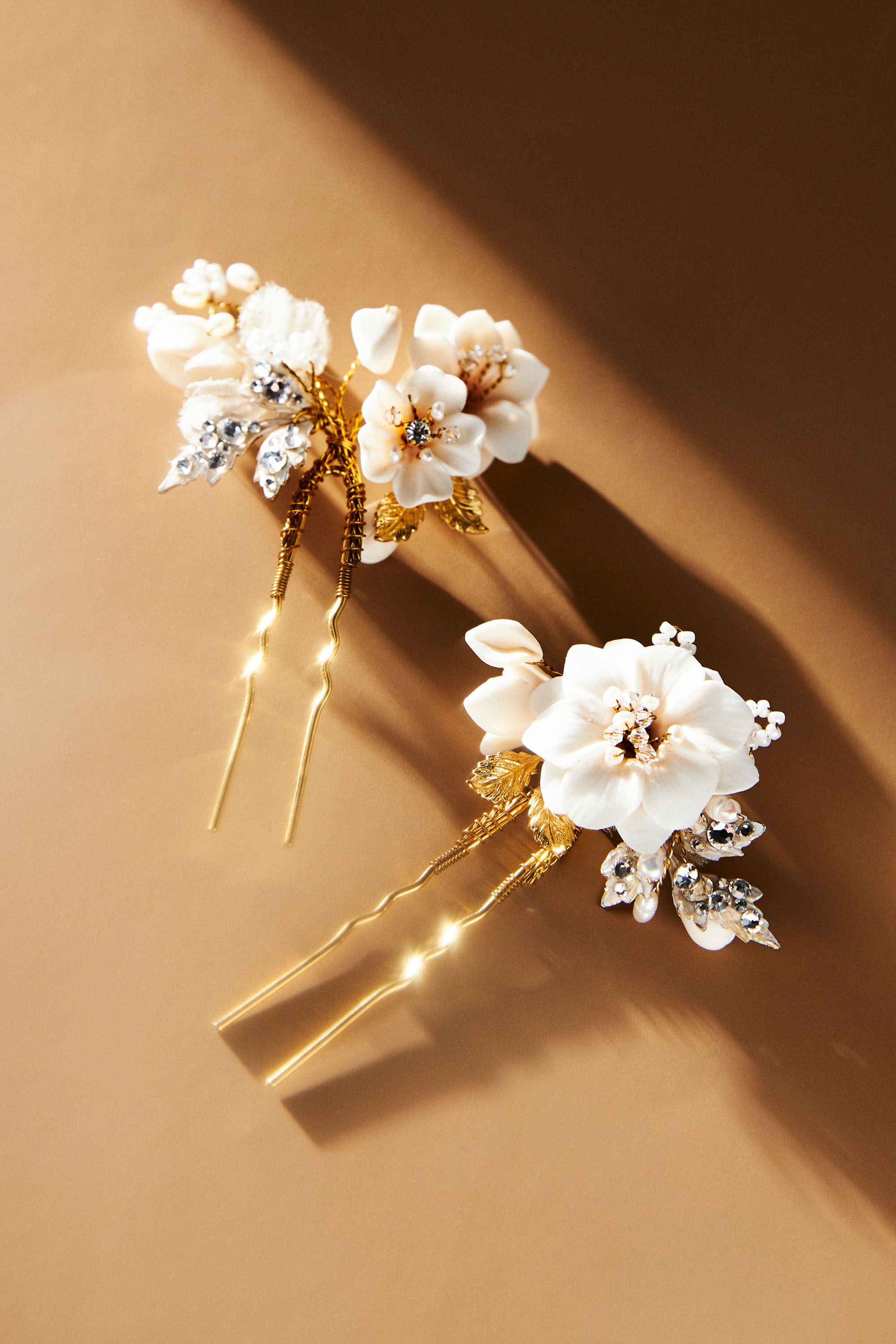 Twigs Honey Florelle Hair Pins Bhldn
