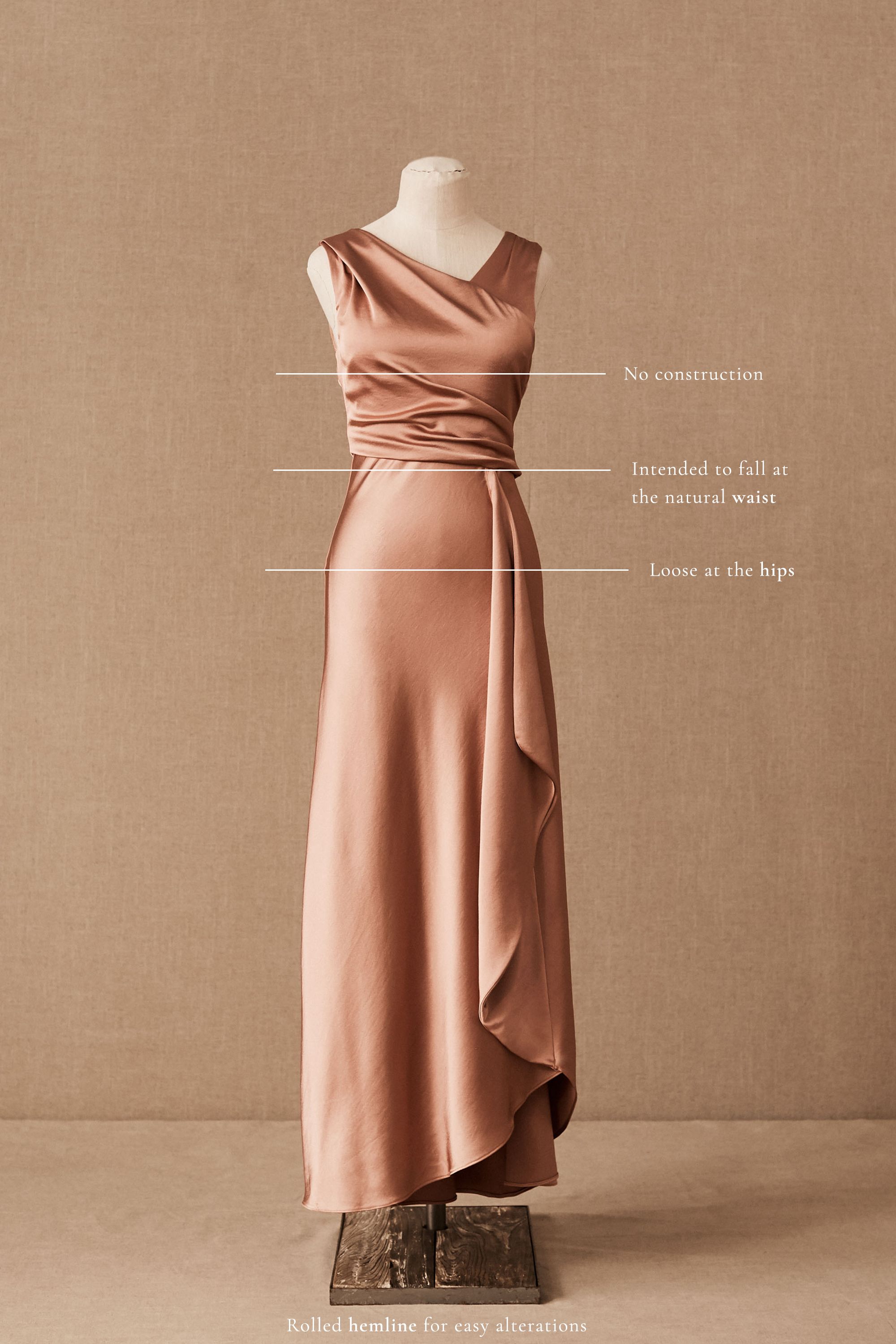 bhldn satin dress