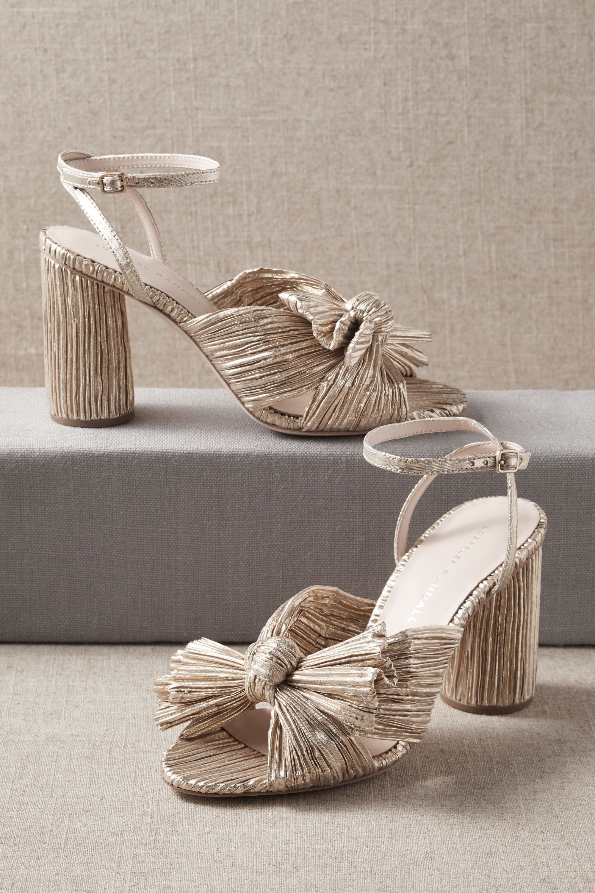 loeffler randall gold heels