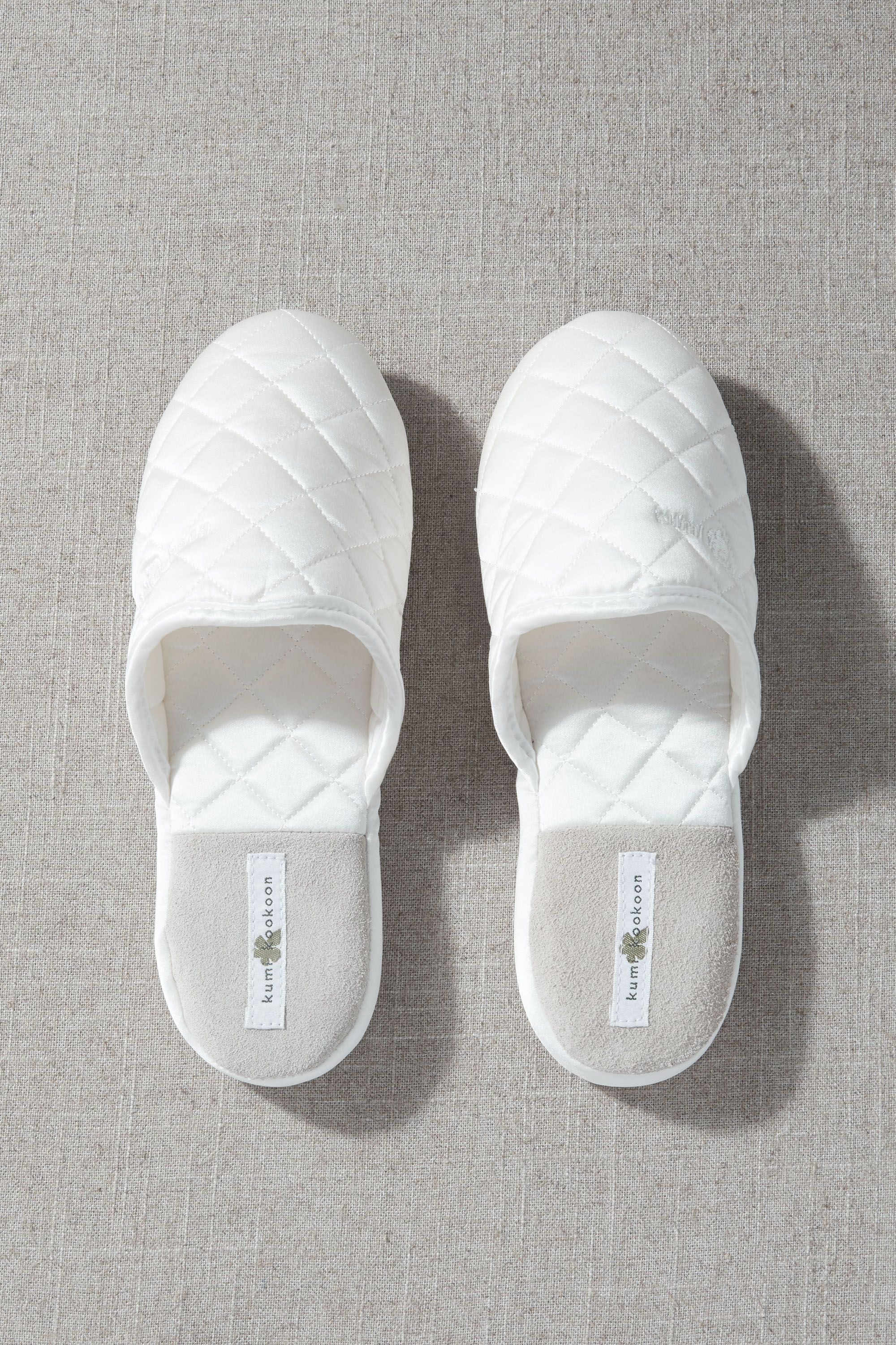 quilted slippers