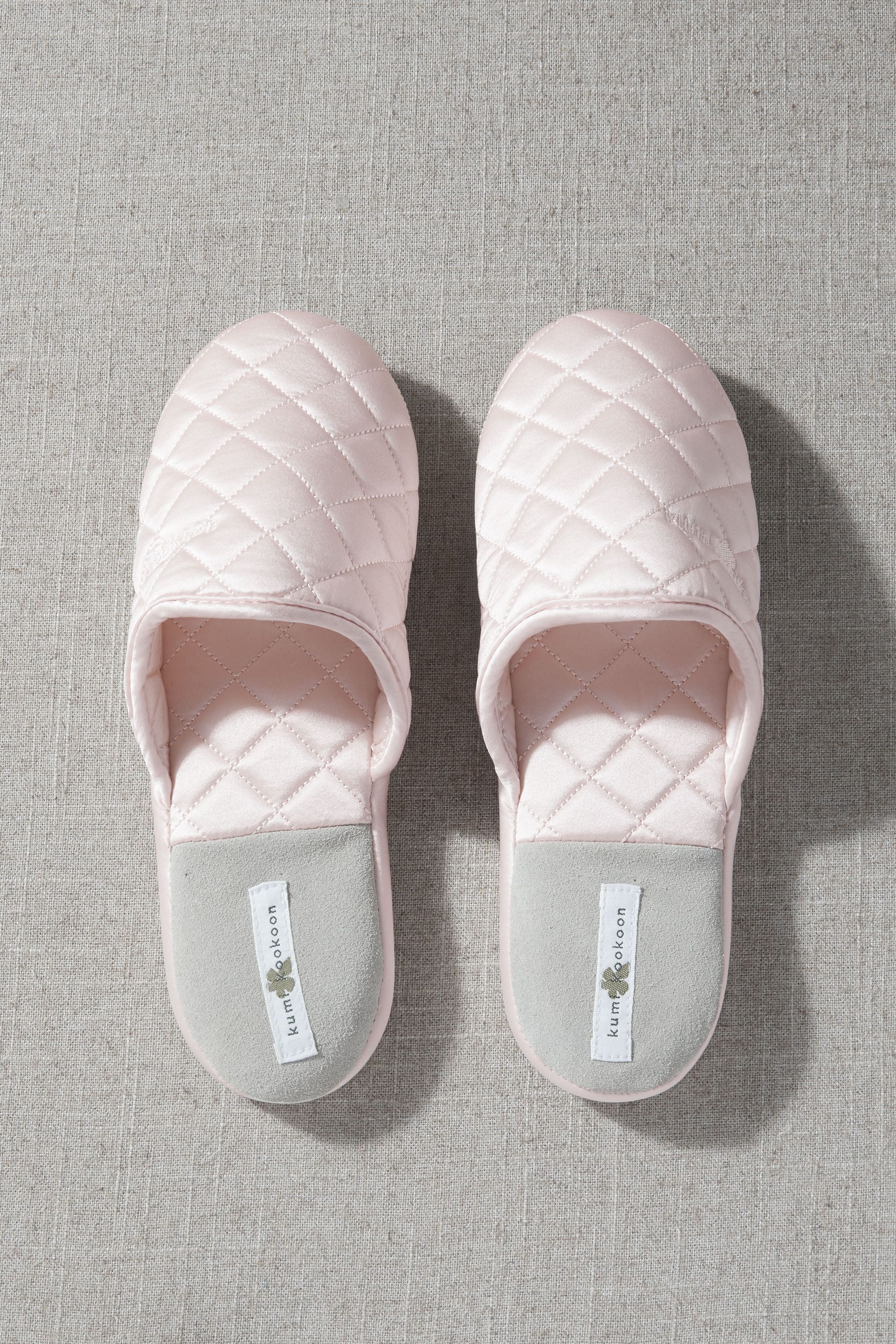 Quilted Silk Slippers - BHLDN
