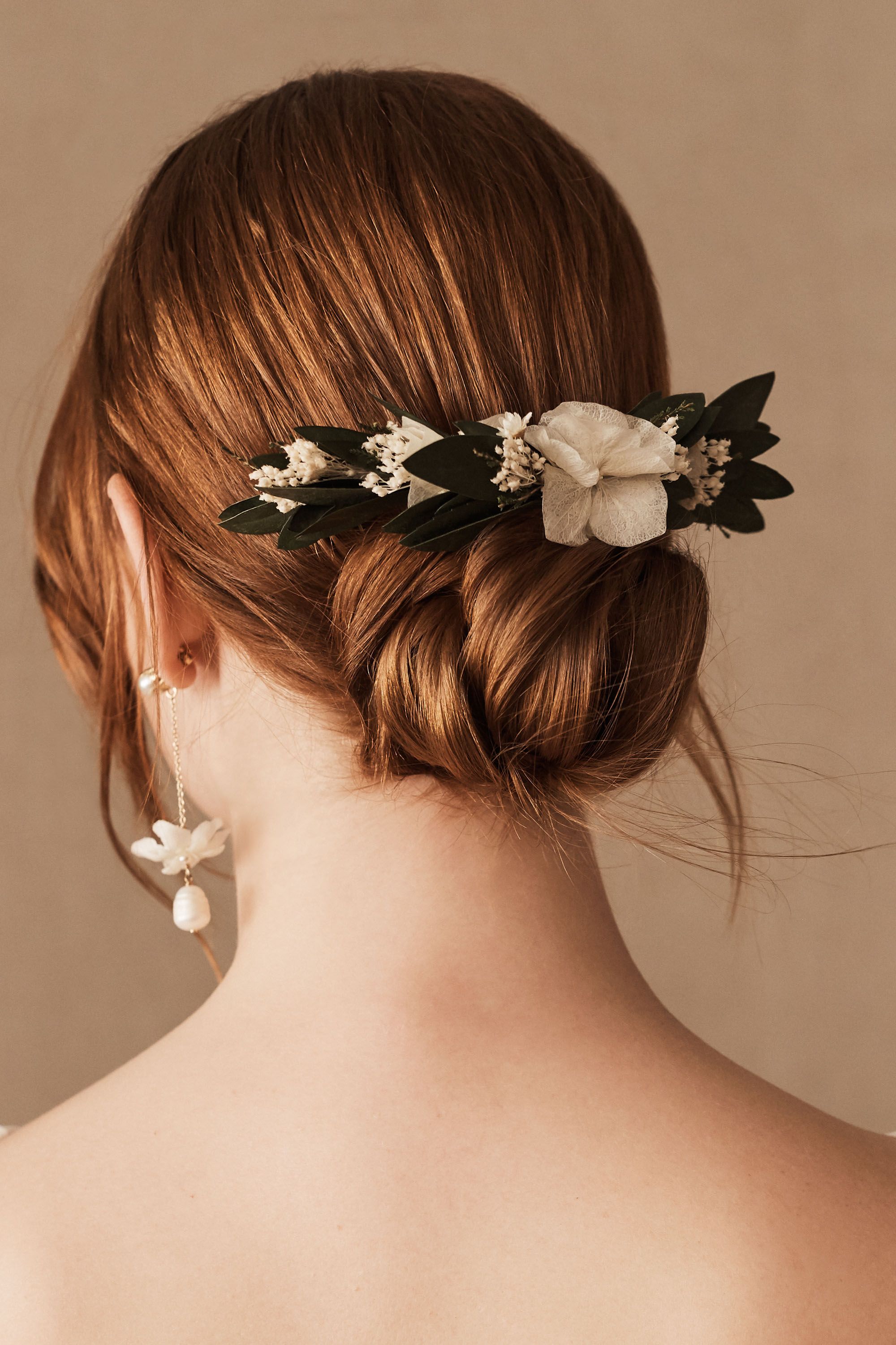 Bedelia Preserved Flower Hair Comb Bhldn