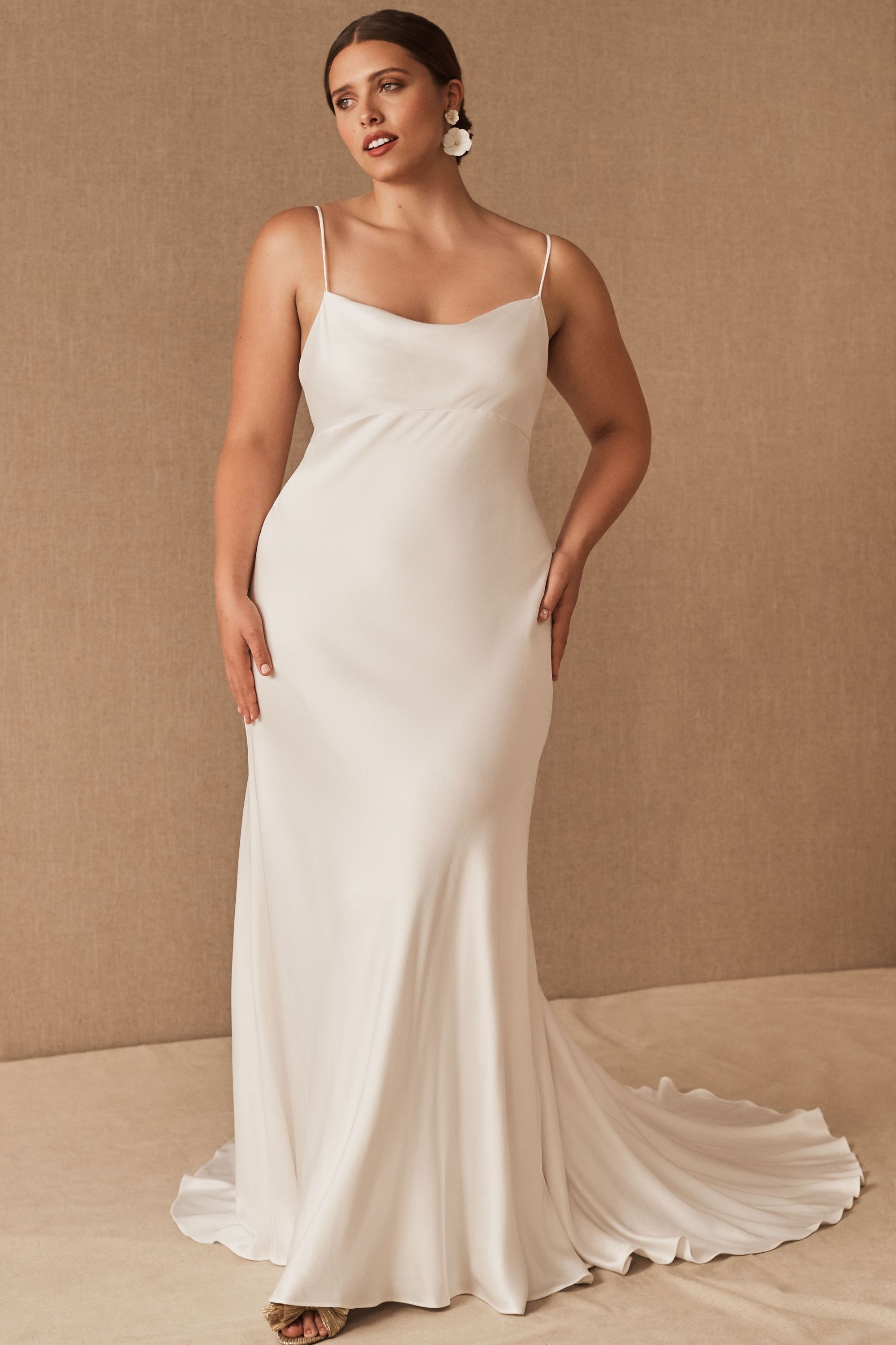 bhldn satin dress