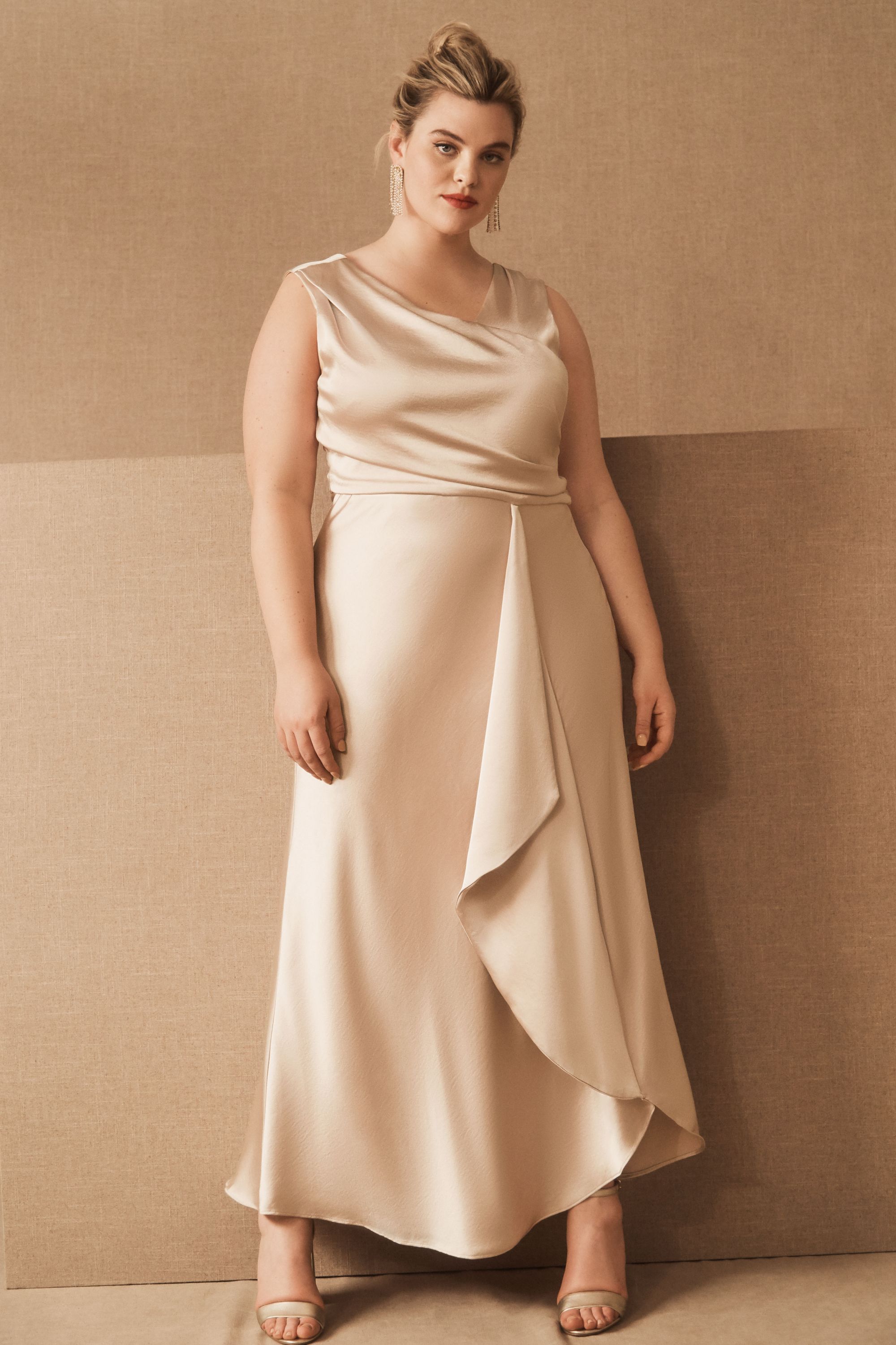 bhldn satin dress