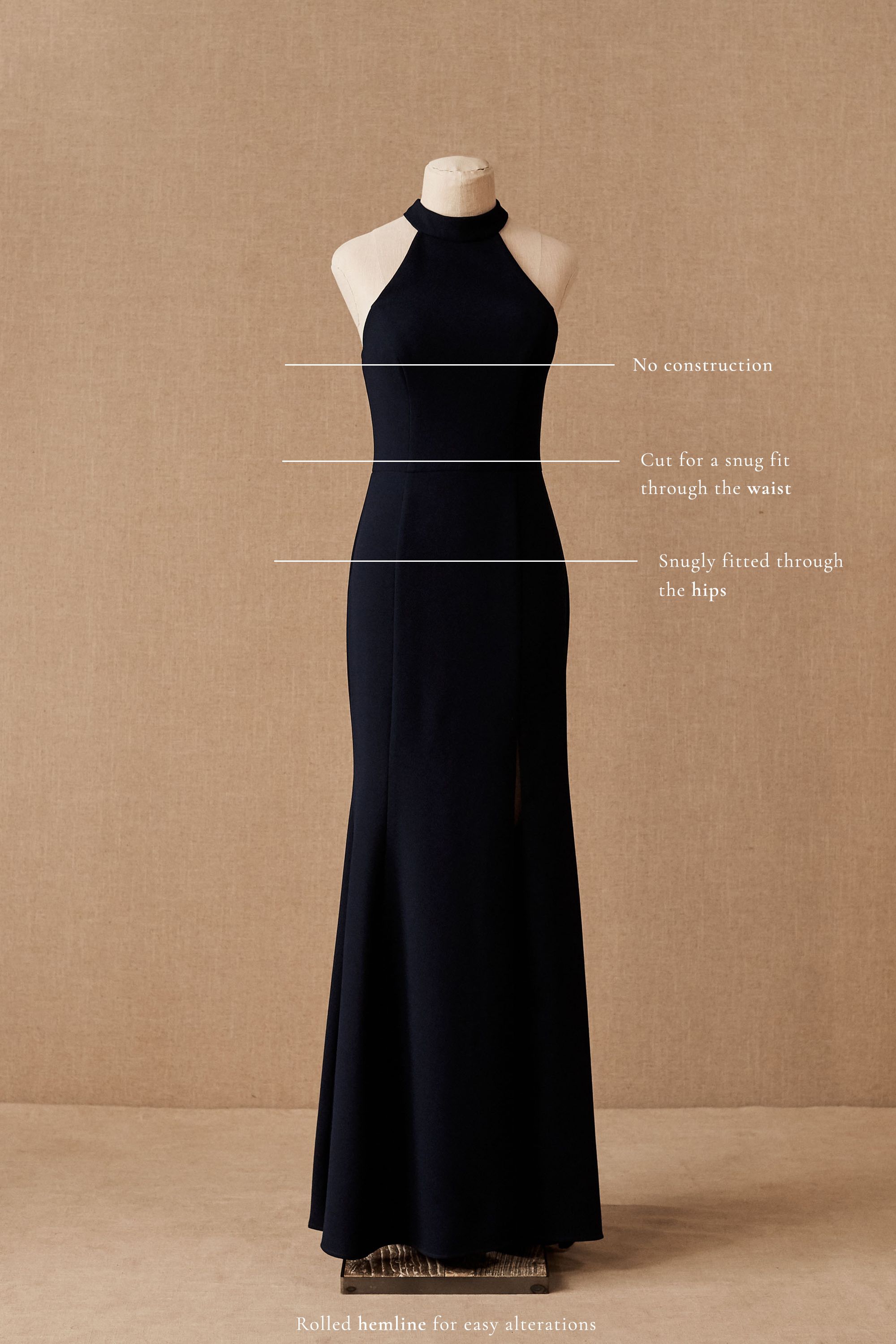 bhldn montreal crepe maxi dress