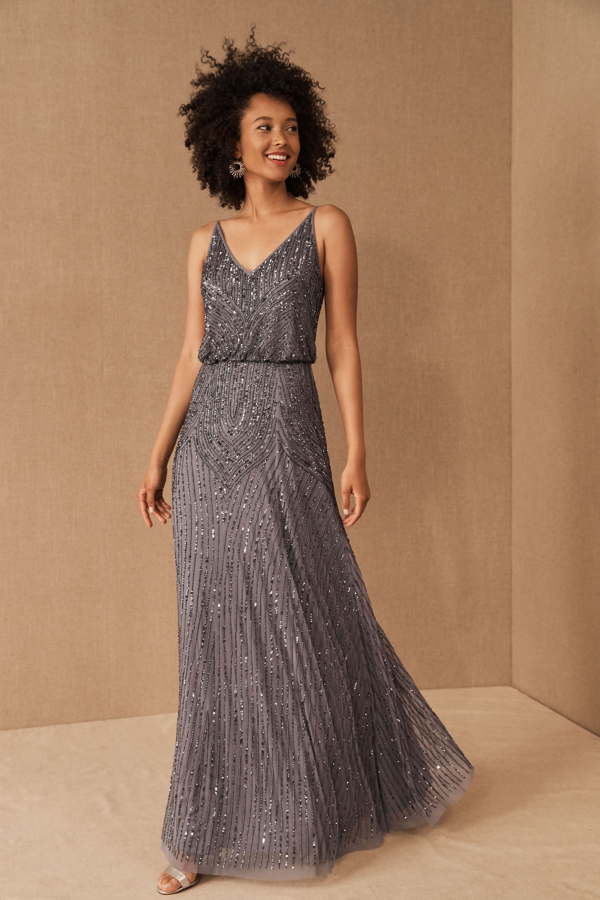 bhldn grey dress