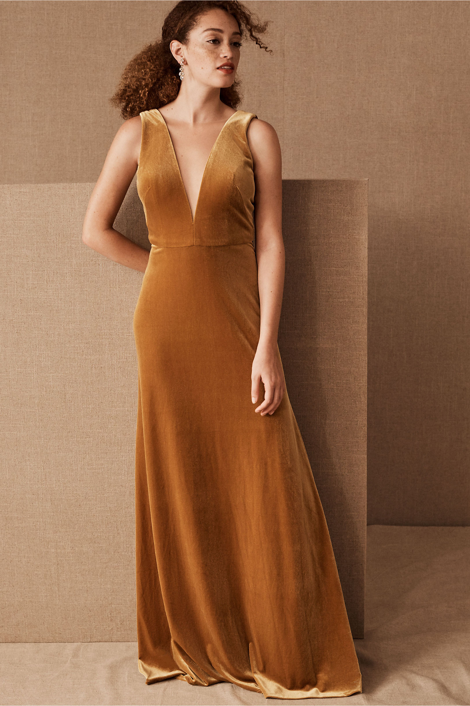 Jenny YooJenny Yoo Logan Velvet Maxi Dress | DailyMail