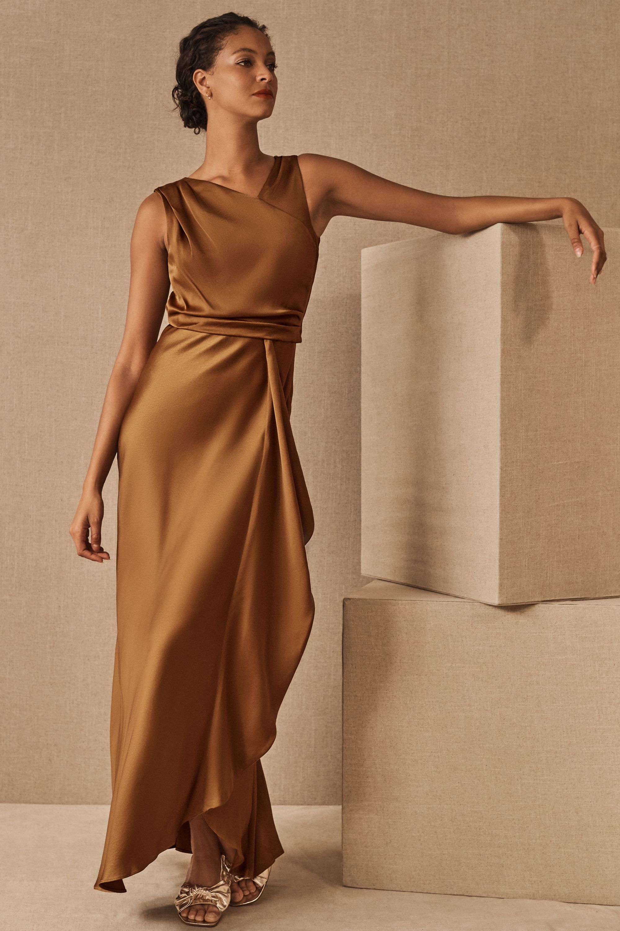 bhldn black bridesmaid dresses