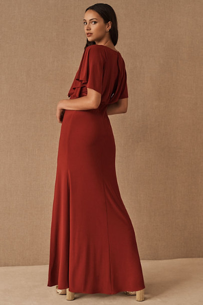 View larger image of Lena Flutter Sleeve Jersey Dress