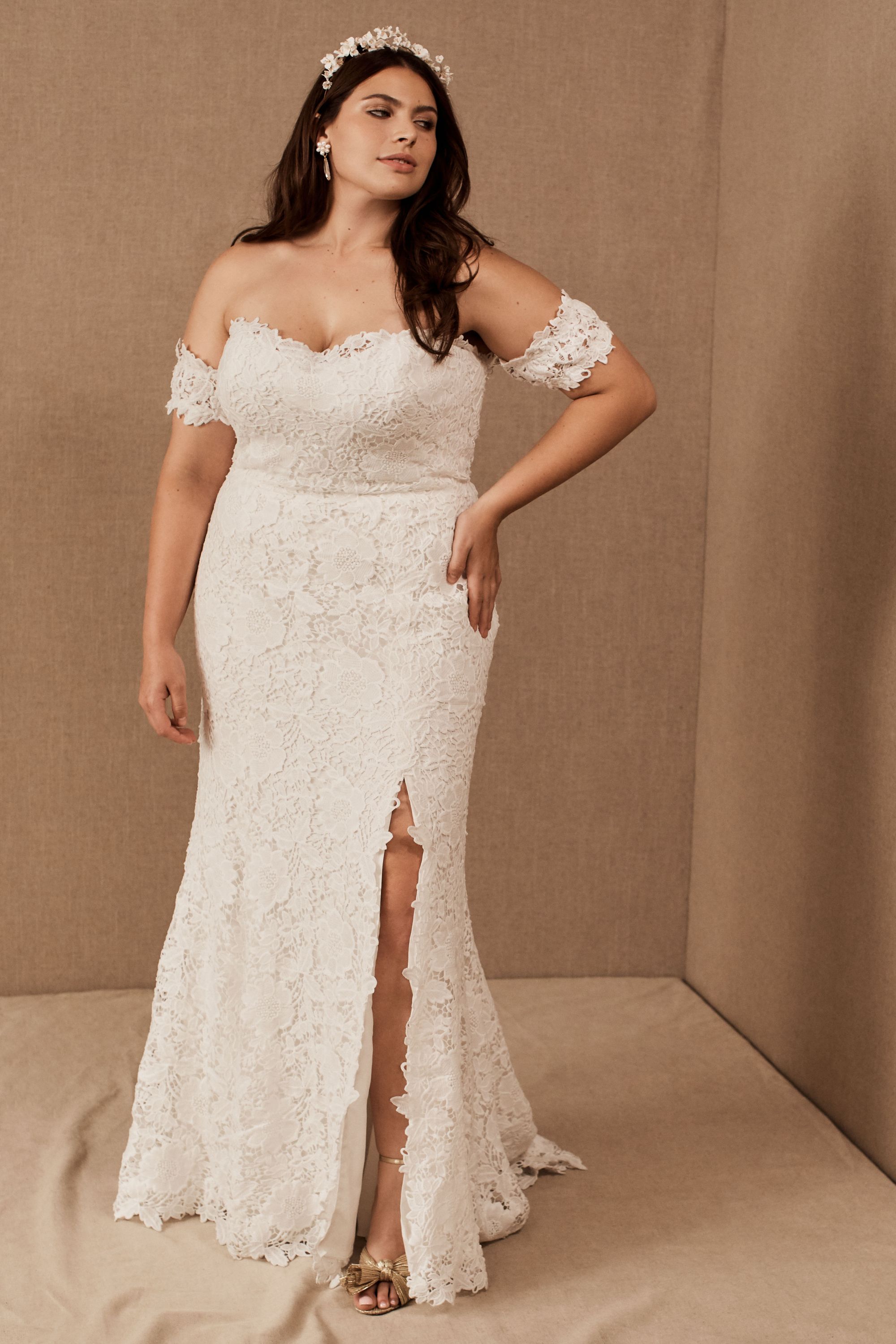 Plus Size Boho Wedding Dresses Gowns Bhldn