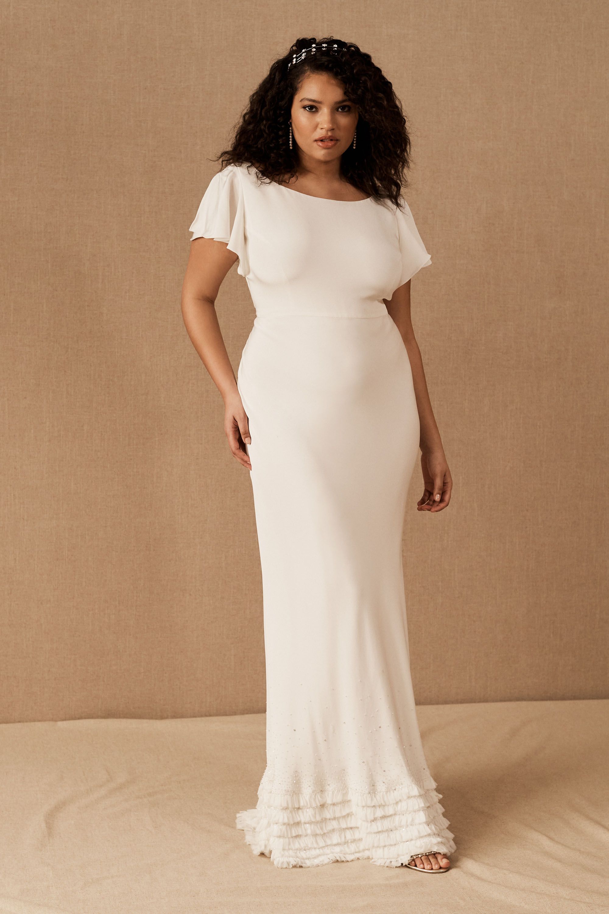 Plus Size Casual Elopement Wedding Dresses Bhldn