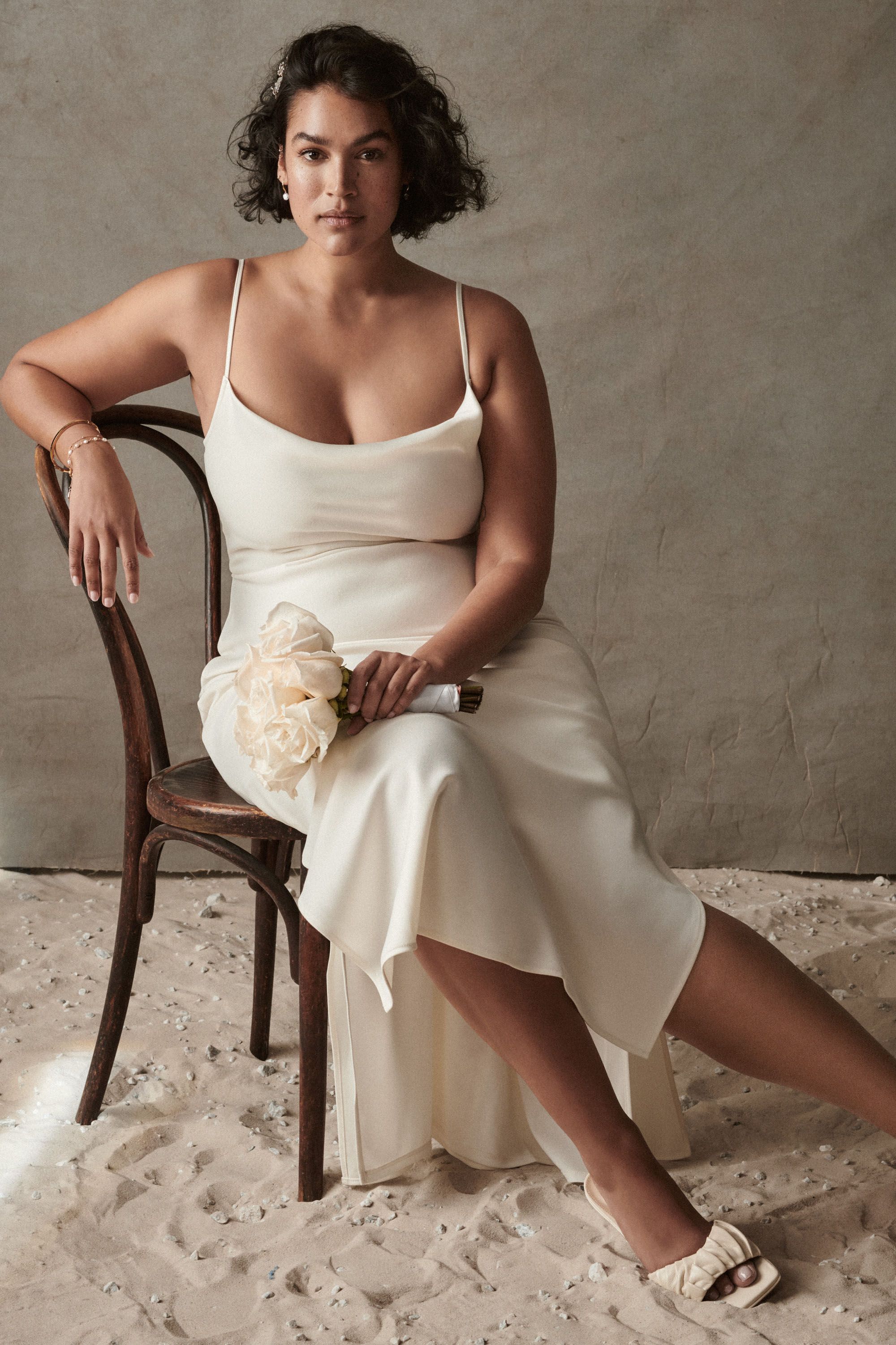 plus size elopement dress