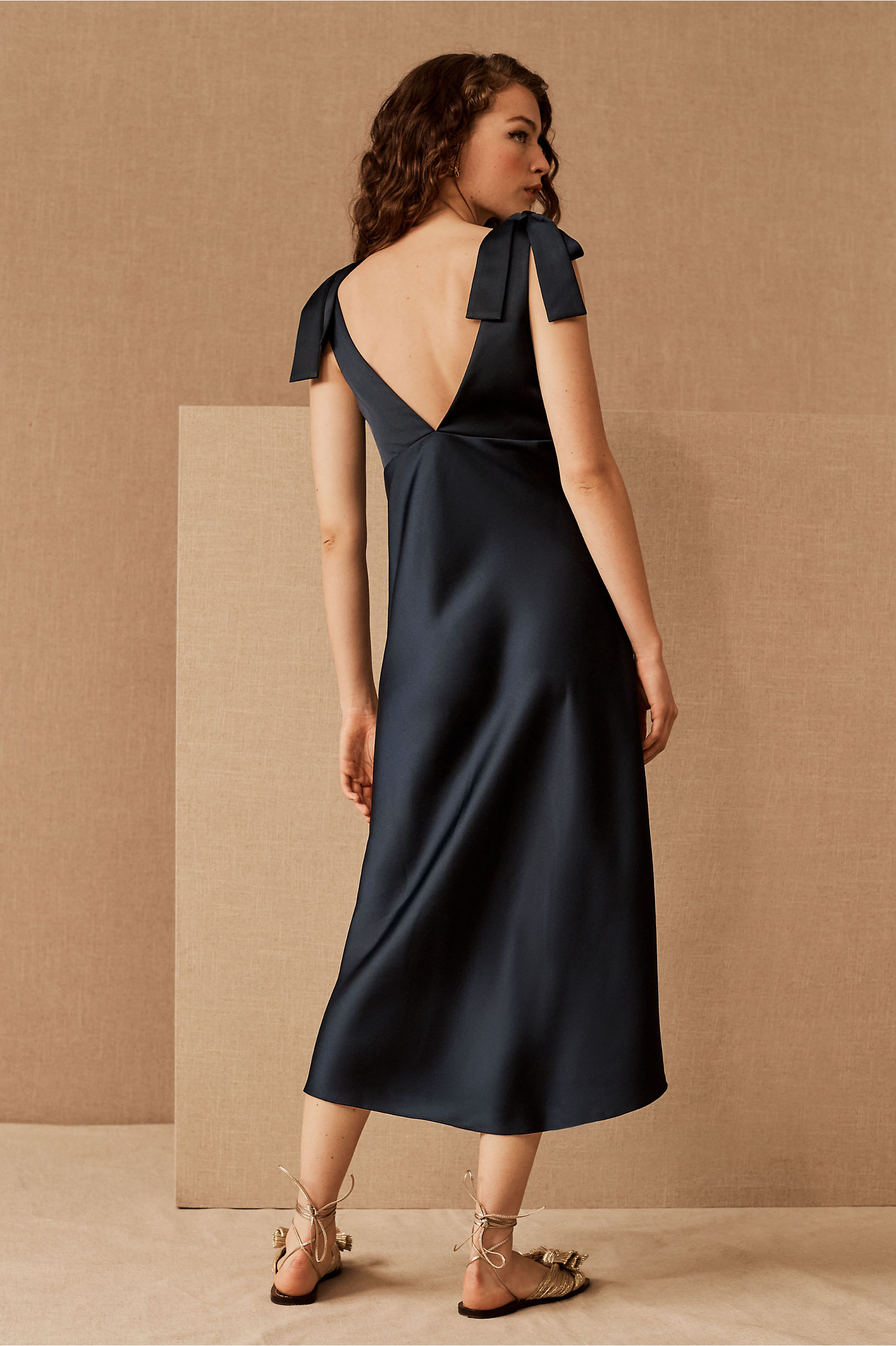 Hudson Satin Charmeuse Dress