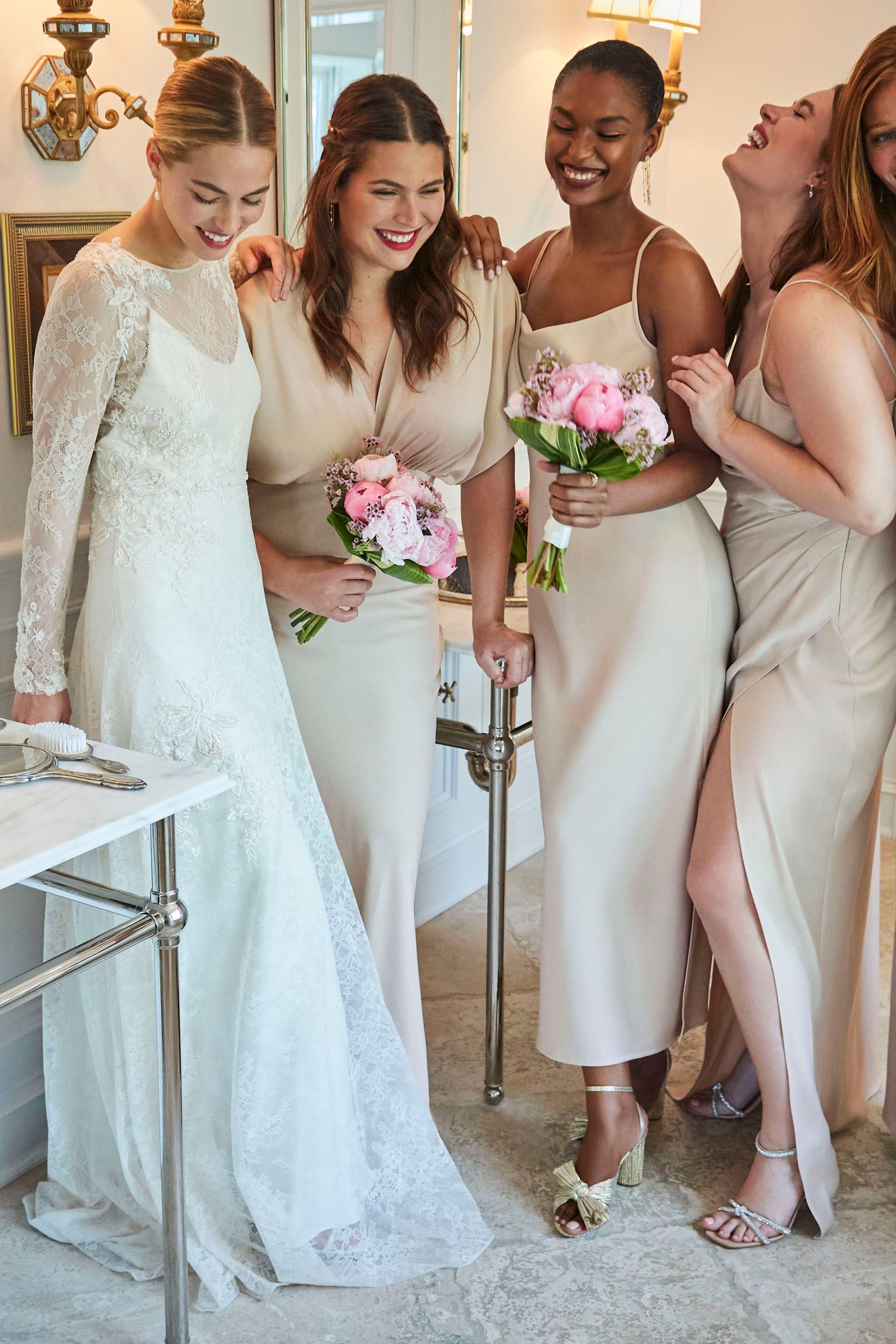wedding gowns with high collar