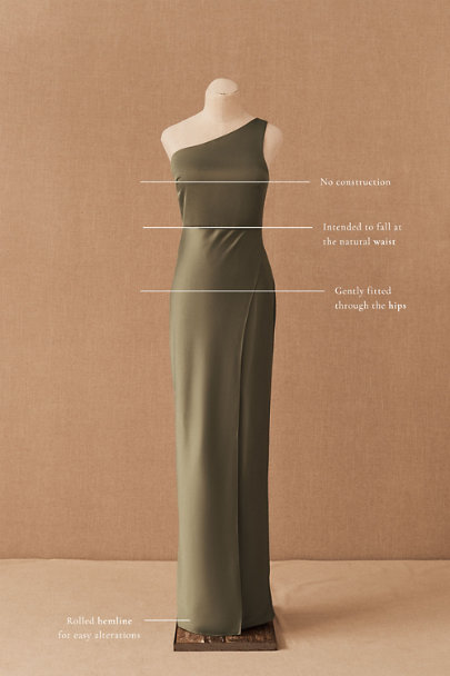 View larger image of  BHLDN Dylan Satin Charmeuse Dress
