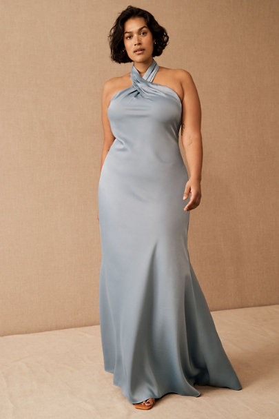 View larger image of  BHLDN Ruby Satin Charmeuse Dress