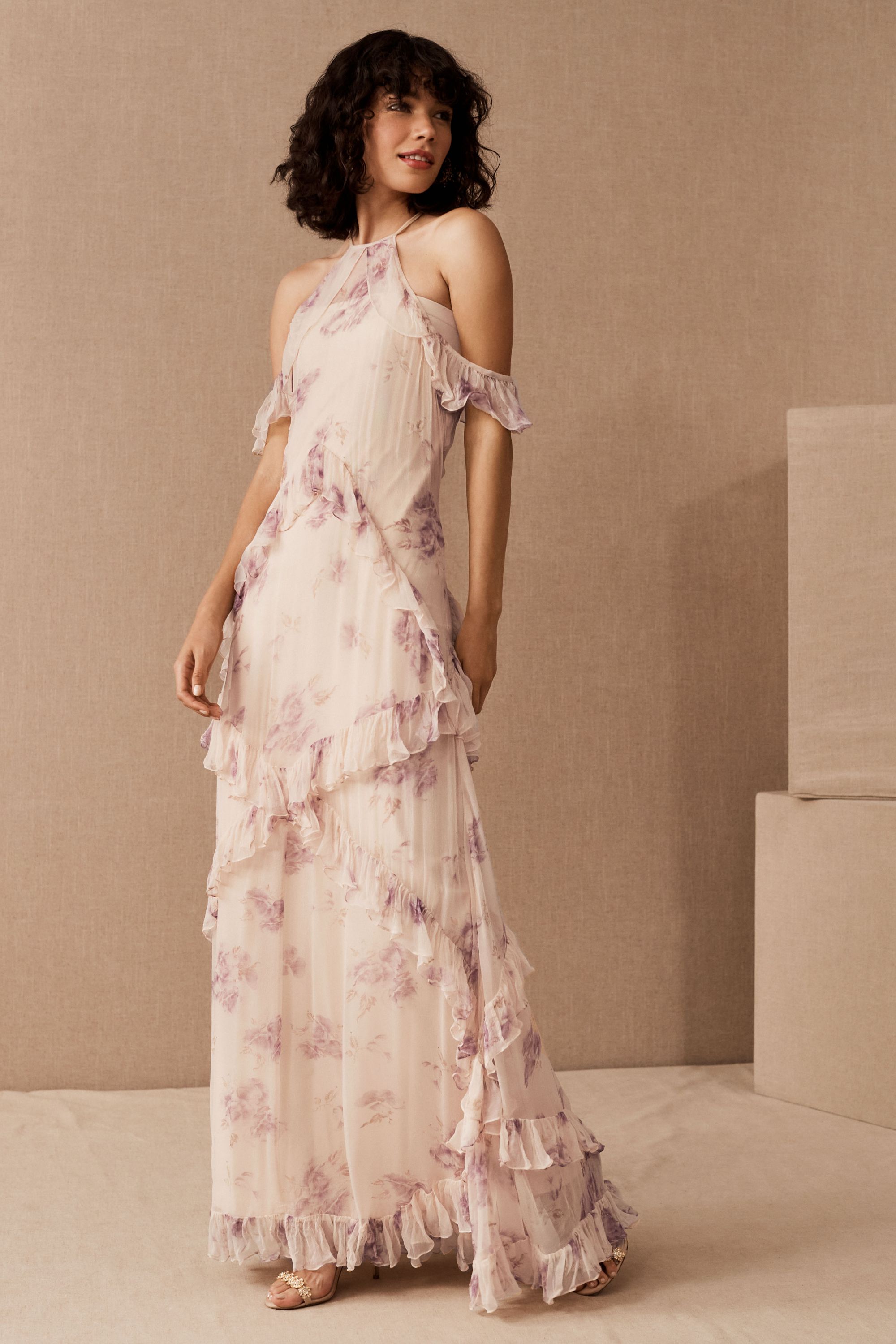 BHLDN Therese Floral Maxi Dress