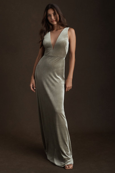 View larger image of Jenny Yoo Logan Velvet Maxi Dress