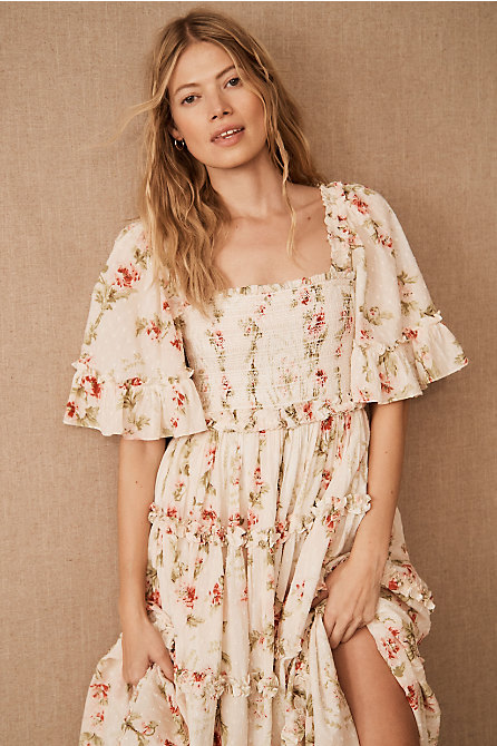 Needle & Thread Waltzing Blooms Ankle Dress
