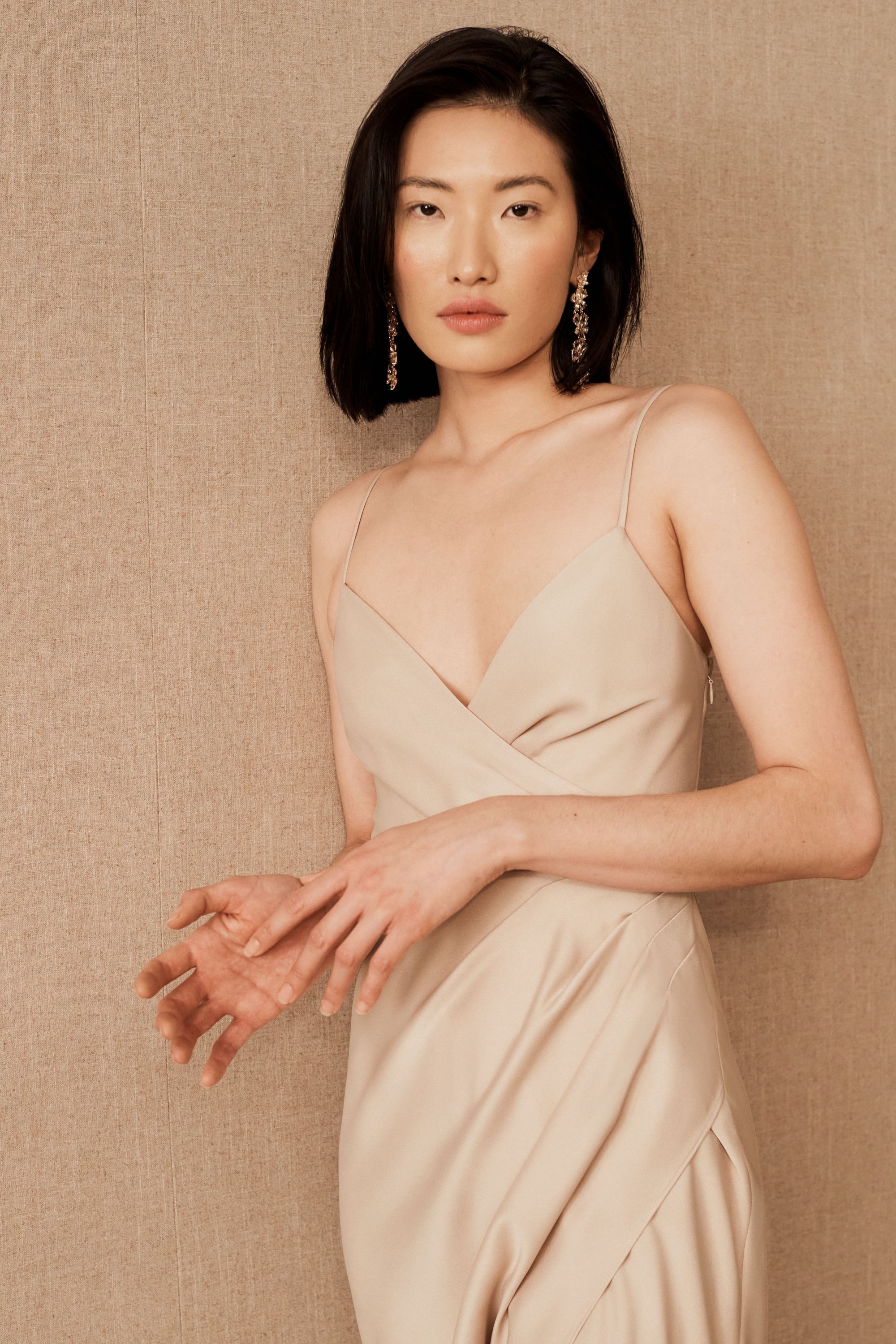 Freya Satin Charmeuse Dress