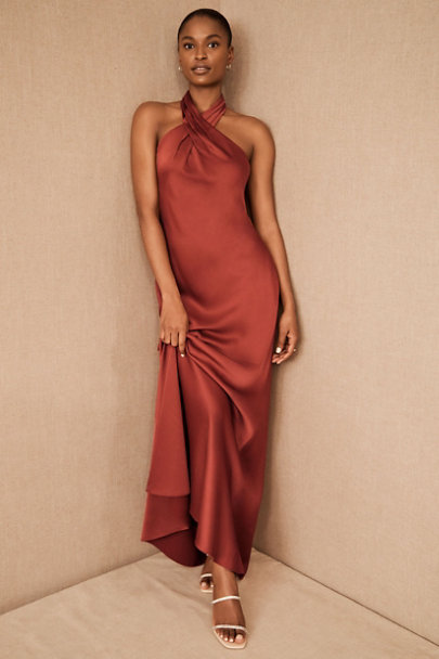 View larger image of Ruby Satin Charmeuse Dress