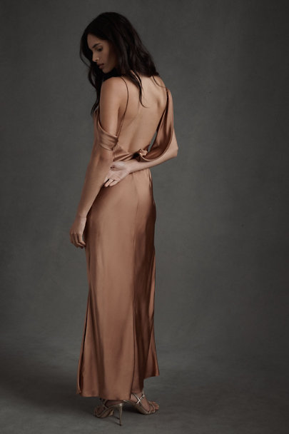 View larger image of Fame and Partners Draped Off The Shoulder Maxi Dress