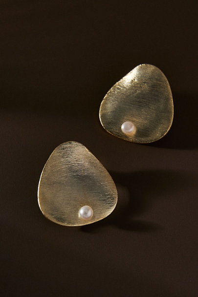 View larger image of Atelier Mon Gold Pearl Studs