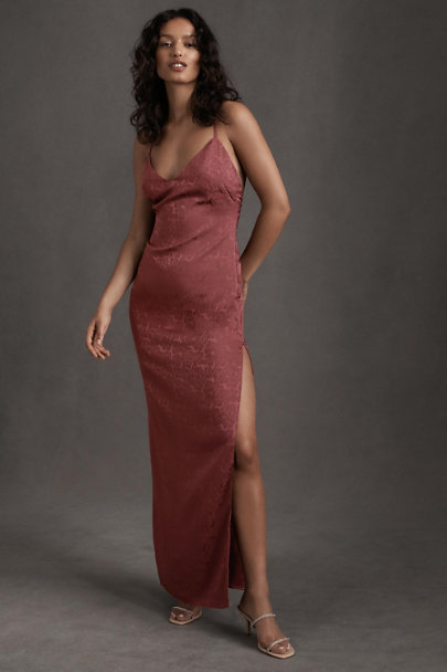 View larger image of Fame and Partners Arya Jacquard Slip Dress