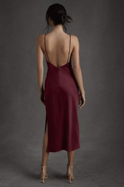 View larger image of  BHLDN August Satin Charmeuse Midi Dress