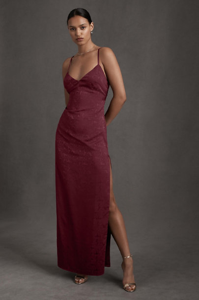 View larger image of Fame and Partners Arya Jacquard Slip Dress