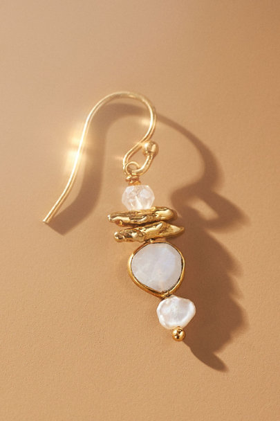 View larger image of Chan Luu Moonstone & Gold Meso Earrings