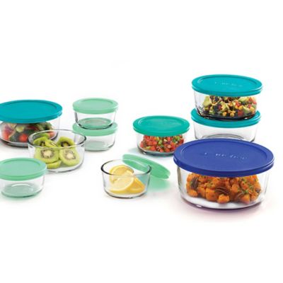 24 piece glass food storage set