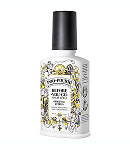 Desodorante en aerosol para baño de aceites esenciales naturales Poo-Pourri® Before-You-Go® con aroma Original Citrus, 236.58 mL
