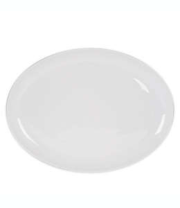 Charola ovalada de porcelana Nevaeh White® by Fitz and Floyd® de 33.02 cm