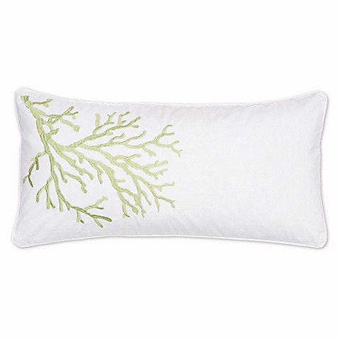 Levtex Home Arielle Embroidered Coral Oblong Throw Pillow - Bed Bath & Beyond