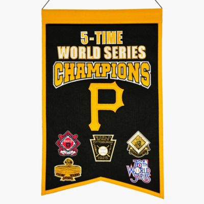 MLB Pittsburgh Pirates 5X World Series Championship Banner - Bed Bath ...