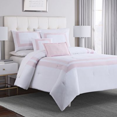 Double Banded 5-Piece Hotel Style Comforter Set - Bed Bath & Beyond