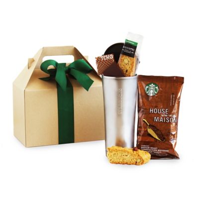 Starbucks® on the Go Tumbler Tote Gift Basket - Bed Bath & Beyond