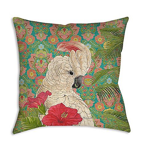 Palm Beach Cockatiel Square Indoor/Outdoor Throw Pillow - Bed Bath & Beyond