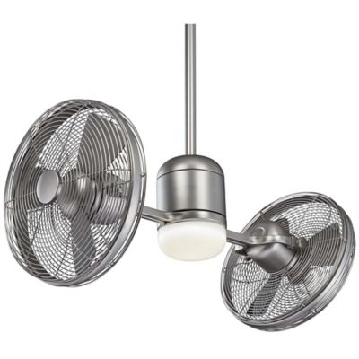 airflow 70mm fan high Minka 1 Gyroâ„¢ Light Inch Silver Aire® Fan in 42 Ceiling