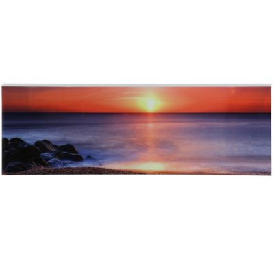 Sunrise Hush 60-Inch x 20-Inch Tempered Glass Wall Art - Bed Bath & Beyond