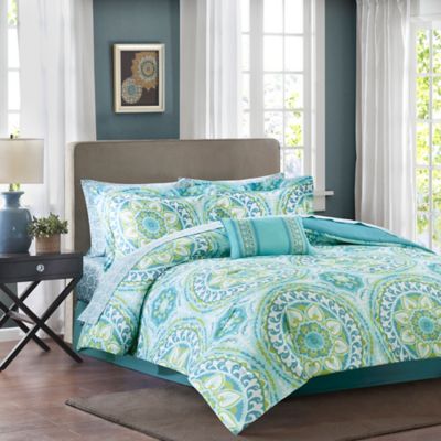 madison park essentials serenity complete comforter set cora