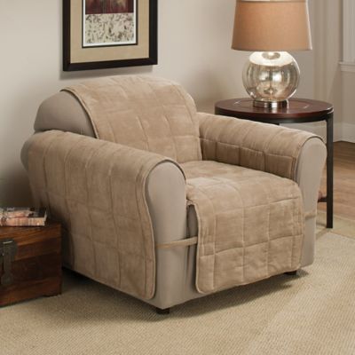 Ultimate Faux Suede Chair Protector - Bed Bath & Beyond