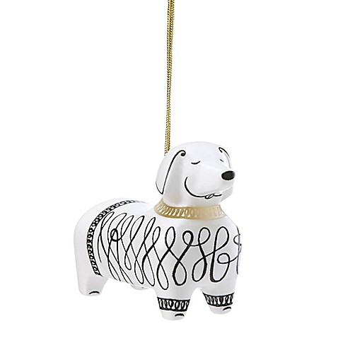 Buy kate spade new york Woodland Park™ Dachshund Christmas Ornament from Bed Bath & Beyond