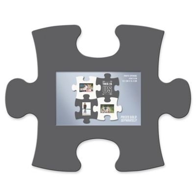 WallVerbs Mix & Match Puzzle Frame Pieces Gallery   Black 1 Ct | Shipt